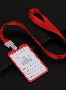 1pcs High quality Aluminium Alloy Card Holder Employee Name