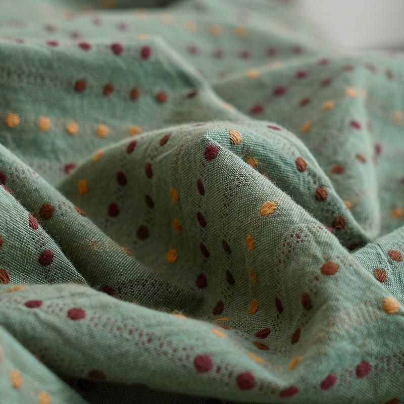 【梨涡】全棉色织文艺风四件套纯棉提花被套床单高级感床上用品,床上用品,床品套件/四件套/多件套,淘宝优惠券,粉丝福利购,淘宝优惠卷