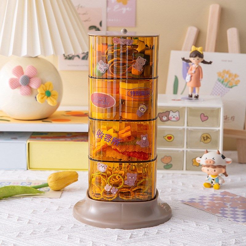 儿童发饰收纳盒旋转女孩女童发夹皮筋头饰发圈发卡W头绳首饰盒子,机械设备,其他机械设备,淘宝优惠券,粉丝福利购,淘宝优惠卷