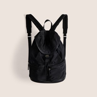 2024春季新款韩版小众日系慵懒风双肩包女通勤简约百搭大学生书包