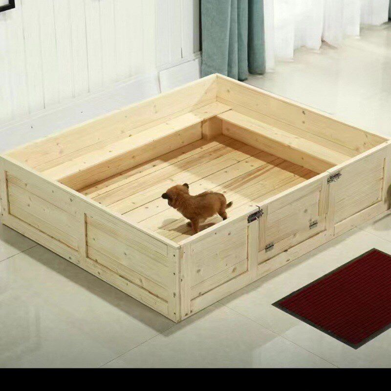 g厄防压实木狗产k床狗窝猫窝宠物窝猫产房狗产房猫产床宠物产箱幼