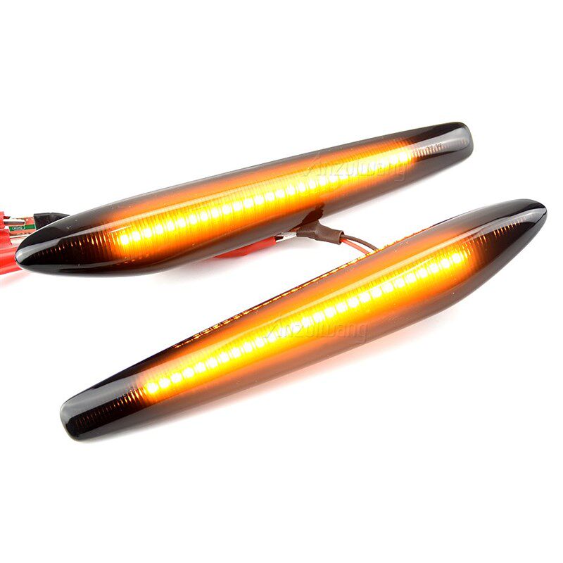 2Pcs LED Dynamic Side Marker Lights Arrow Turn Signal Blinke