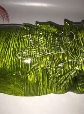 新品上架金丝楠i木大叶楠木满水波纹雕刻摆件家居客厅装饰摆件饰