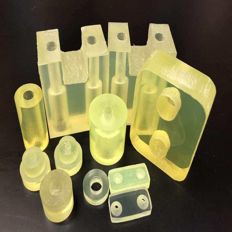 聚氨酯板优力胶棒加工垫片定制pu棒开模减震防撞缓冲圈弹性牛筋块