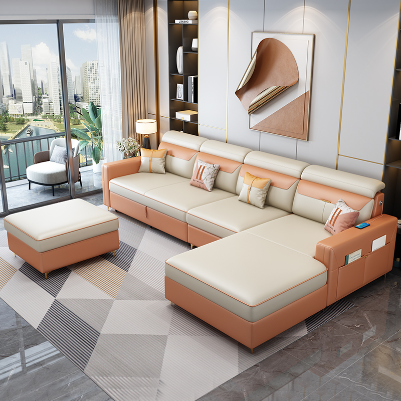 小户型沙发床两用折叠多功能贵妃科技布轻奢2022年新款两三人沙发