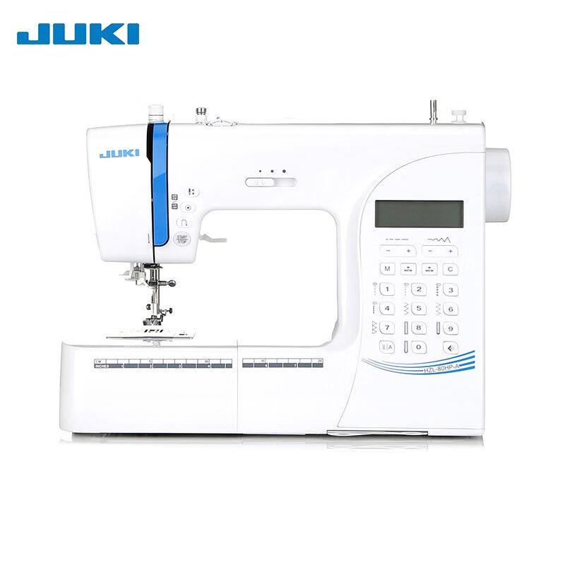 厂家重机(juki)hzl-80hp-a家用电子多功能缝纫机吃厚自动穿线锁