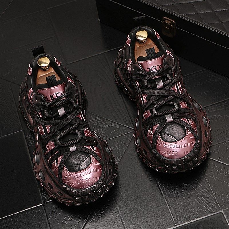 老爹鞋秋冬男绑带做旧脏脏鞋厚底增高休闲鞋韩版潮流运动爆款鞋子,流行男鞋,老爹鞋,淘宝优惠券,粉丝福利购,淘宝优惠卷