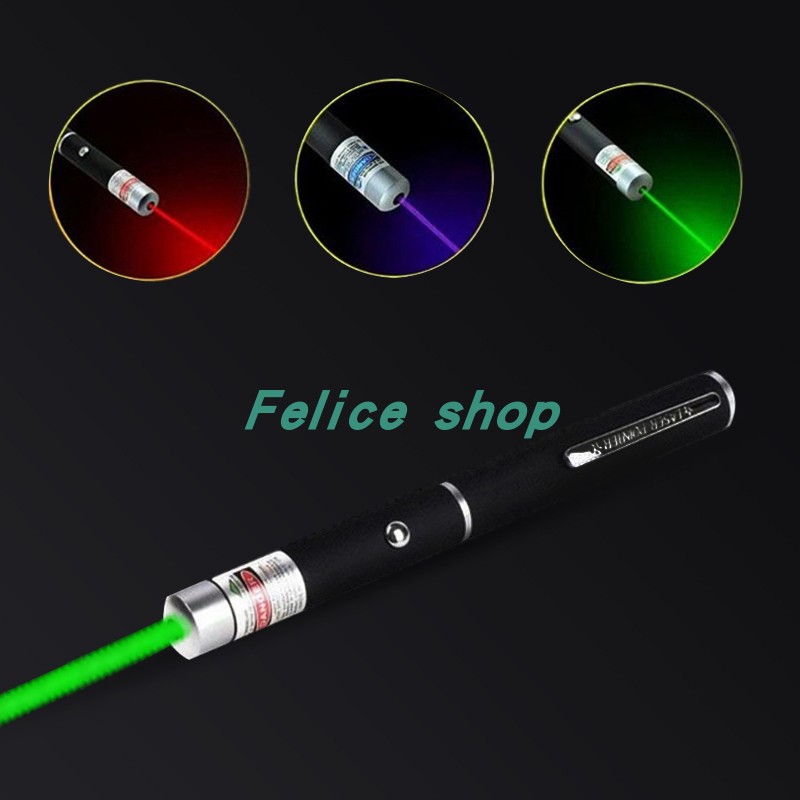 速发Laser Pen Black Strong Visible Light Beam point 3 color