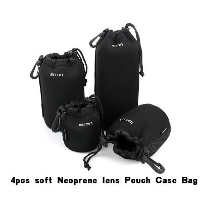 速发Neoprene Soft Protector Camera Lens Pouch bag case backp