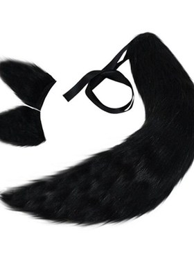 Fox Cat Dog Animal Plush Tail Clip Ears Halloween Cosplay P