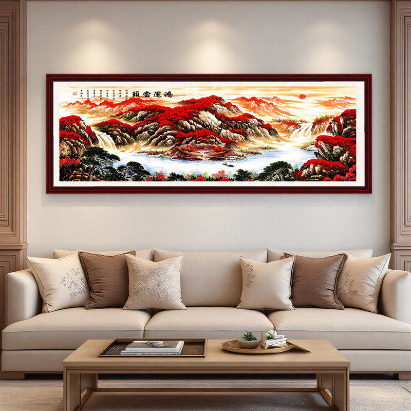卧室床头装饰画自粘墙贴纸画酒店宾馆客厅房间沙发背景墙壁纸贴画