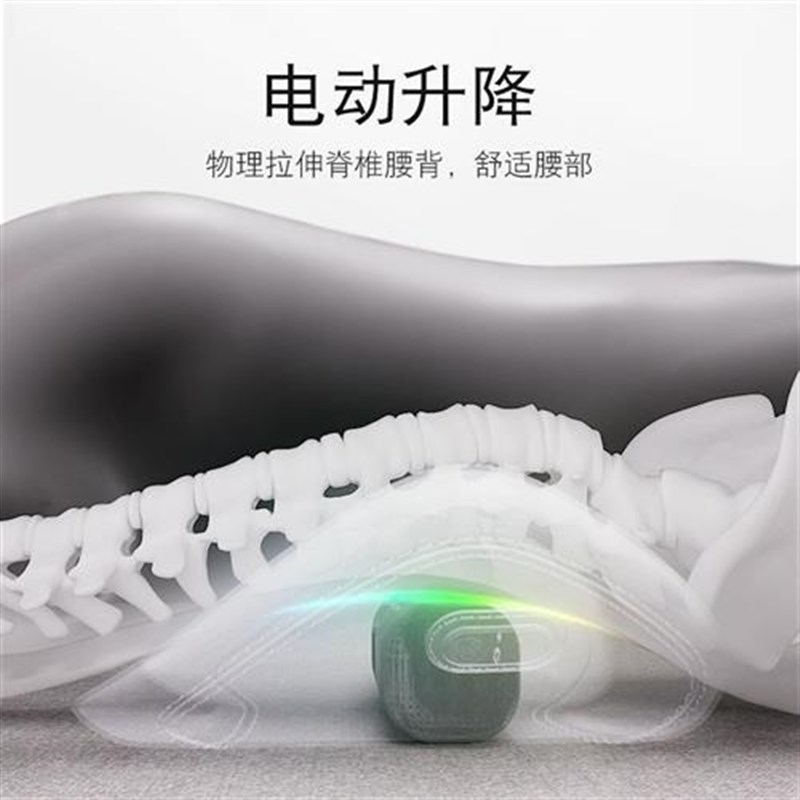 汽车腰靠垫d腰电动按摩加热座y椅头枕靠背腰托开车护腰车载腰枕