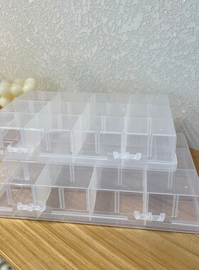 小众高货亚克力透明首饰收纳盒戒指耳钉项链手链手饰品大容量超大