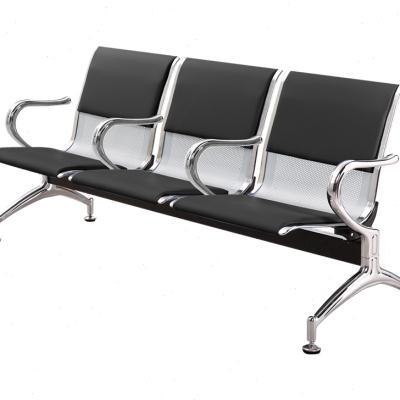 新款排椅冷轧钢阶梯教室带中间扶手机场椅候机椅车站等候椅公园休