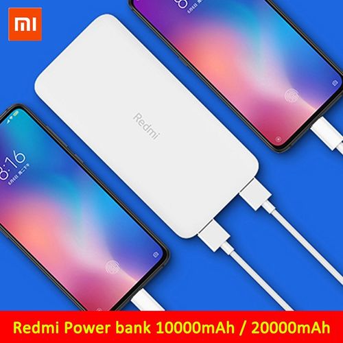 Redmi Power bank 10000mAh USB Type C Mi Powerbank 20000 Qi