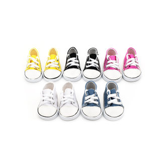 速发7 cm  Denim Sneakers New Born Baby Shoes Handmade Lace-u