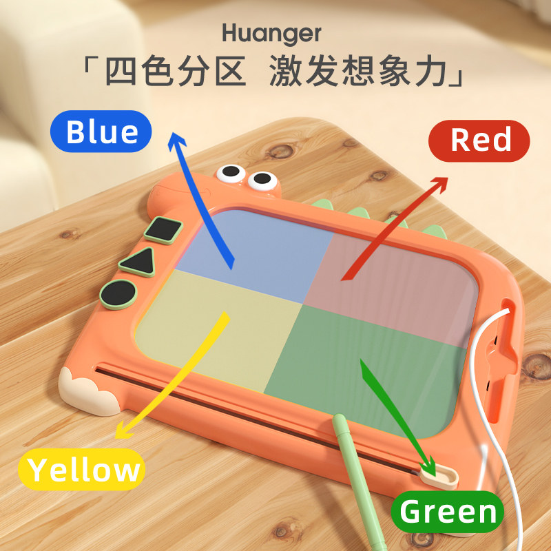 儿童画板磁性写字板家用婴幼儿画画板1岁2宝宝玩具涂鸦可擦手写板