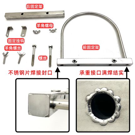 悬挂式猫碗狗盆狗碗防打翻不锈钢宠物食盆水壶P喝水碗挂笼大型犬