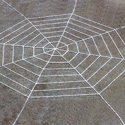 速发Halloween Spider Web Round Net indoor Decor Yard Decor