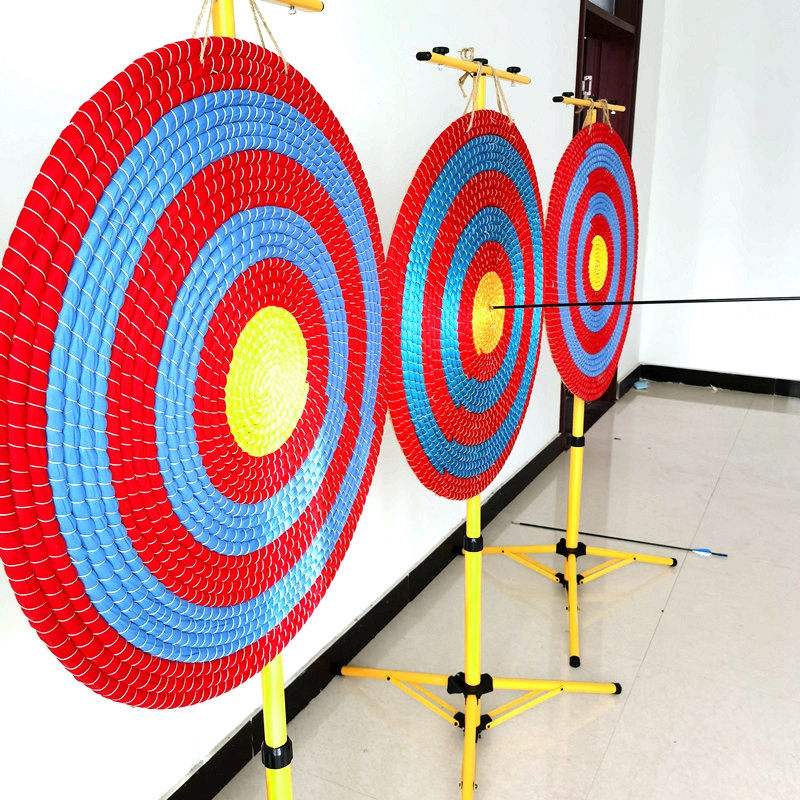 箭靶户外工艺草靶便携娱乐电影弓箭靶子儿童传q统玩具箭馆射箭射