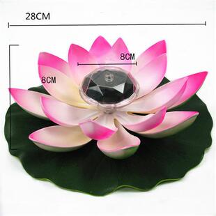 Artificial Underwater Floating Flower Light Solar Lotus 推荐