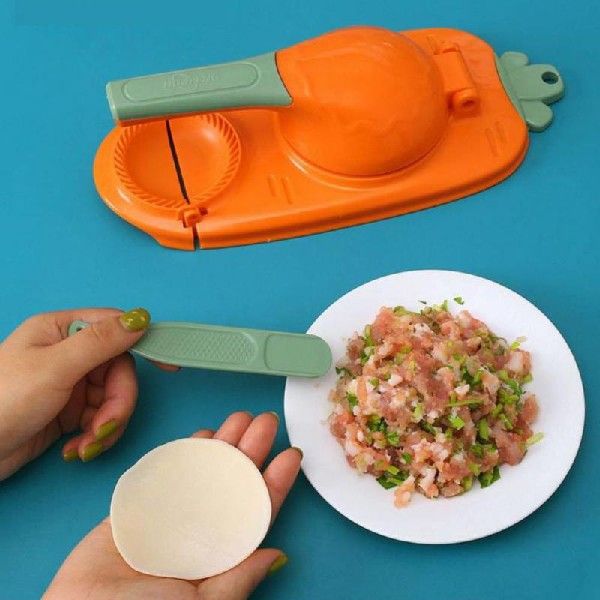 速发2 In 1 Dumpling Wrapper Mold Dough Pressing Tool Dumplin