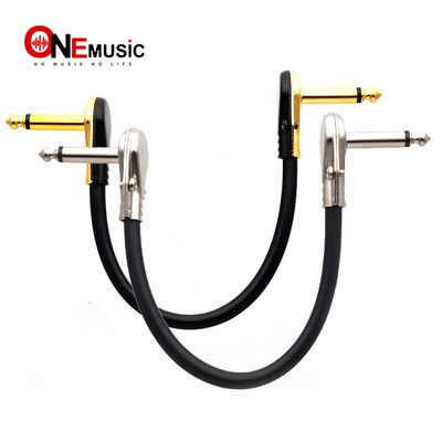 3pcs/set Guitar Patch Cable 20cm Pedal Boards Cord 1/4 Mono