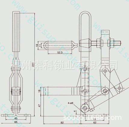 快速焊接夹钳夹具推拉夹具夹持力大行程压紧夹持工具特殊用锁