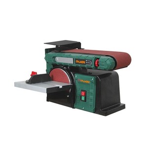 工业台式沙轮砂光打磨机沙带磨光机家用金属砂带机平面抛光拉丝机