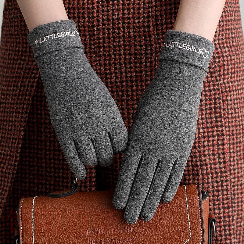 推荐Warm Gloves Lady Winter Winter Dedun Outdoor Korean vers 服饰配件/皮带/帽子/围巾 手套 原图主图