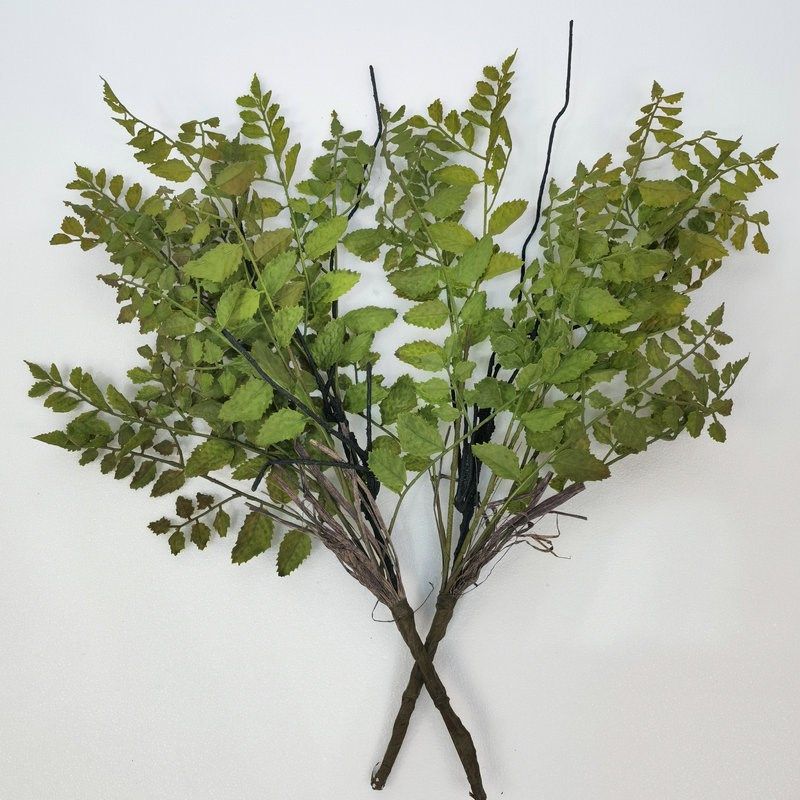 仿真18叶波斯蕨草绿植盆栽客厅装饰h盆景摄影道具仿真植物摆件