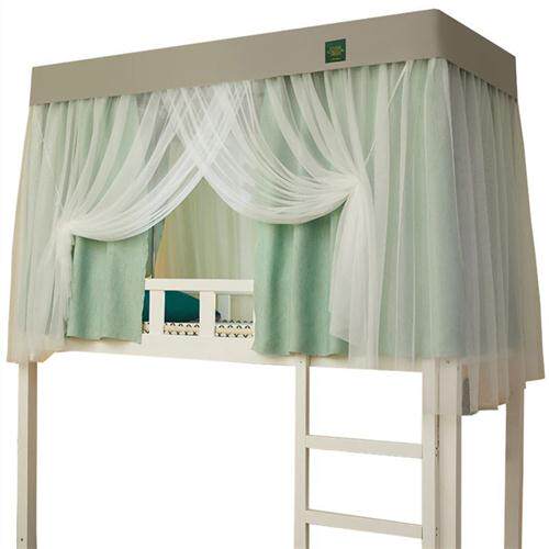 新品法式床帘学生宿舍q厚款架子床高低床围帘宿舍好物遮光帘不透