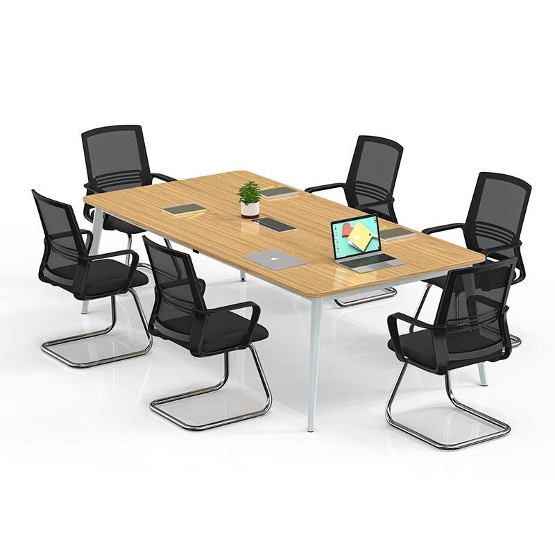工厂直供 接加工定制 会议桌长桌办公桌员工培训简易洽谈桌椅组合