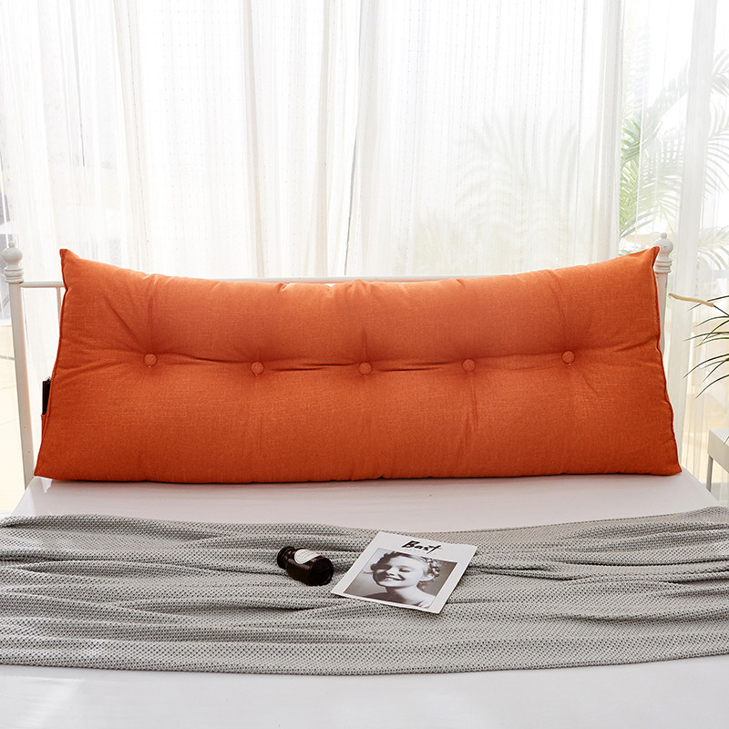 星致家床靠垫床头大靠垫榻榻米靠背软包靠背垫床上靠枕可拆洗橙色,居家布艺,床头靠垫,淘宝优惠券,粉丝福利购,淘宝优惠卷