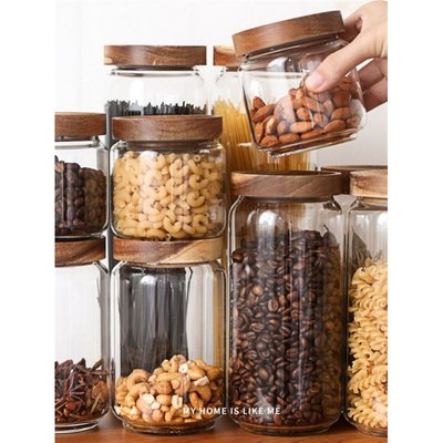 推荐sealed glass tea canister food container coffee storage