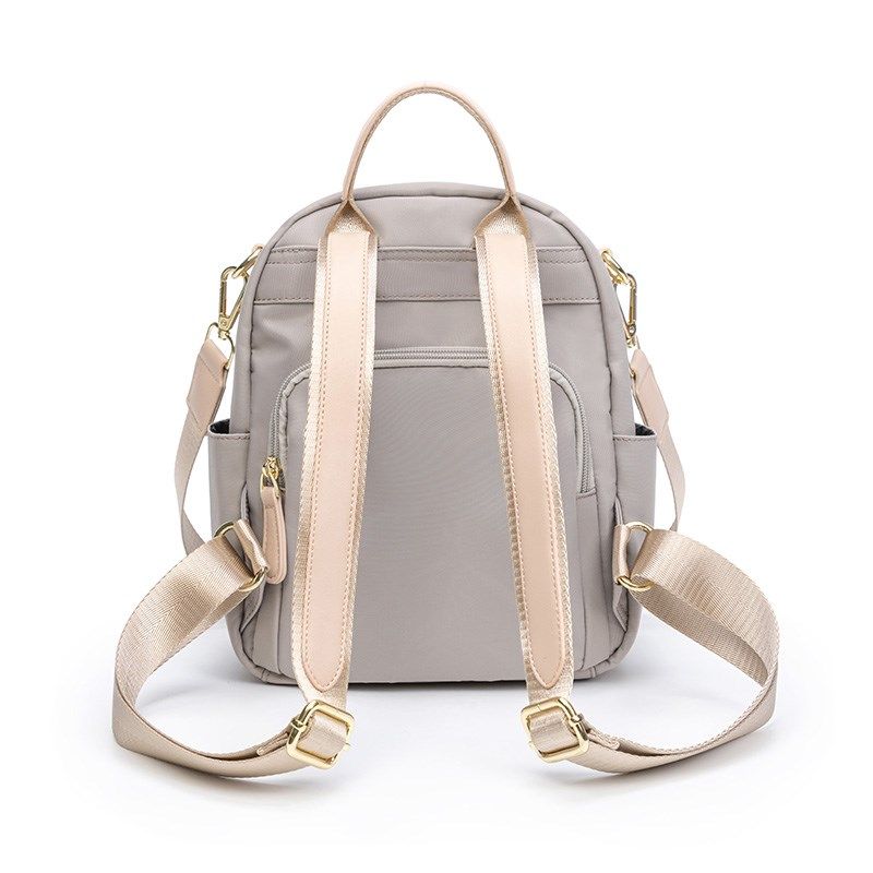 双肩包女2024新款时尚多层轻便通勤牛津布小背包女士旅游休闲小包