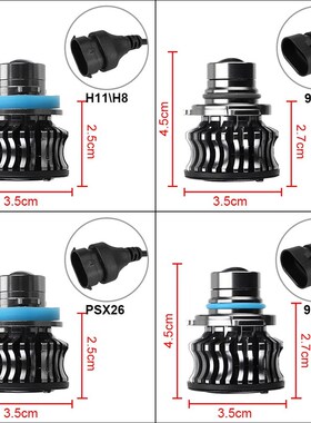 Super Bright Spotlight Headlamp H11 H8 9005 Fog Bulbs Cars H