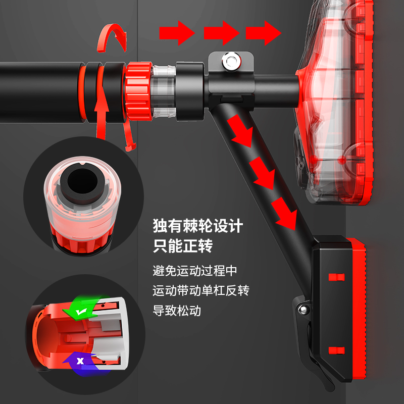 单杠家用室内儿童免打孔引体向上器小孩吊环家庭健身吊杠门上单杆