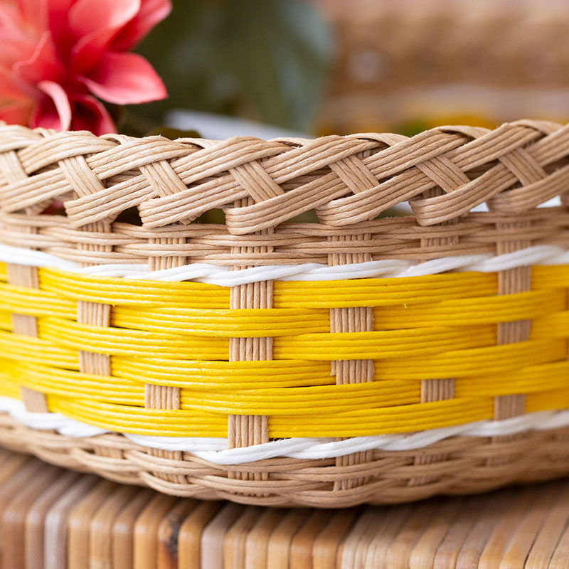 速发纸藤线纸绳线j编织材料包小野餐包篮手工diy手编篮子花篮罐子
