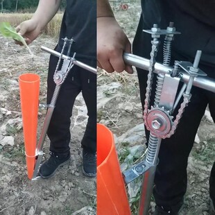 种辣椒苗神器栽苗器插苗种菜移苗机工具农用链条款手动红薯插秧器