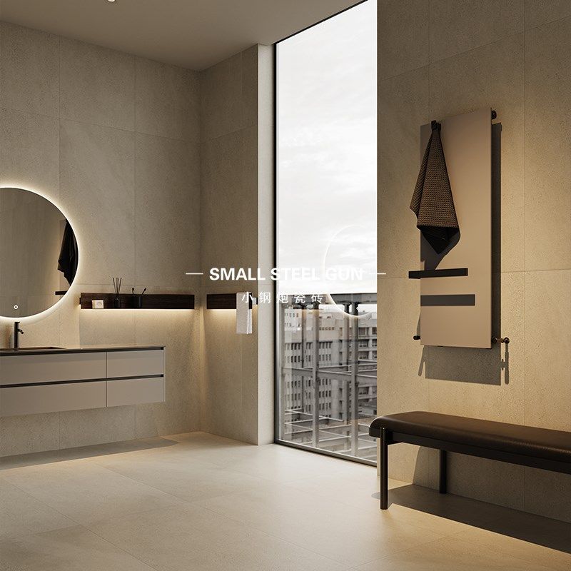 侘寂日式微水泥600x1200卫生间瓷砖浴室厨房阳台厕所墙砖防滑地砖,家装主材,微水泥瓷砖,淘宝优惠券,粉丝福利购,淘宝优惠卷