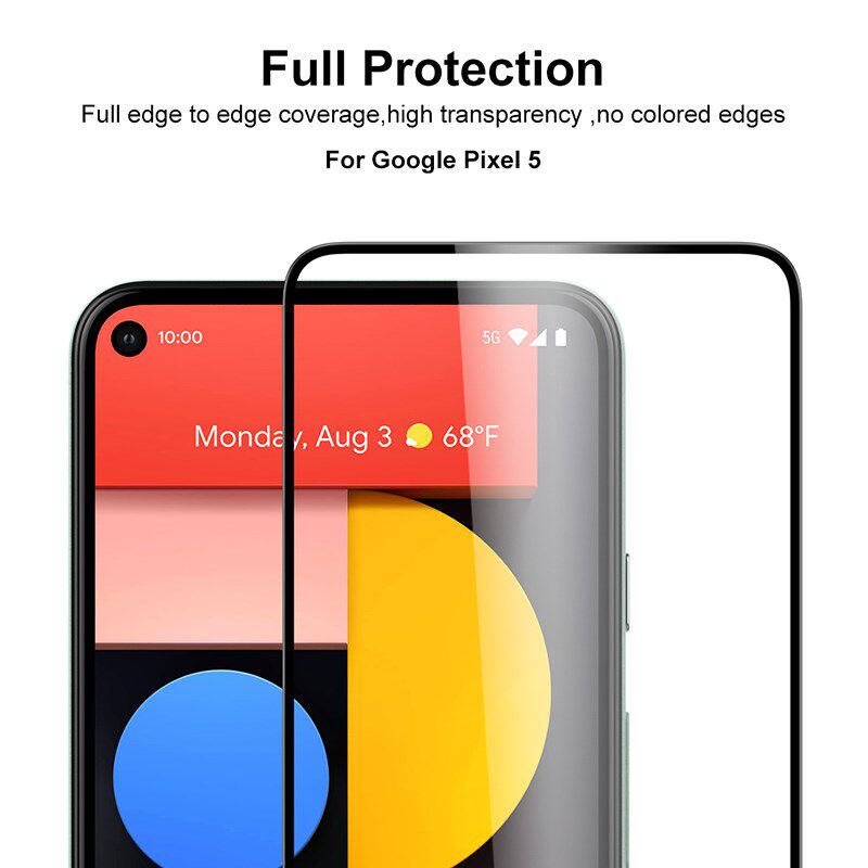 Full Cover Tempered Glass for Google Pixel 5/4a 5G Screen P