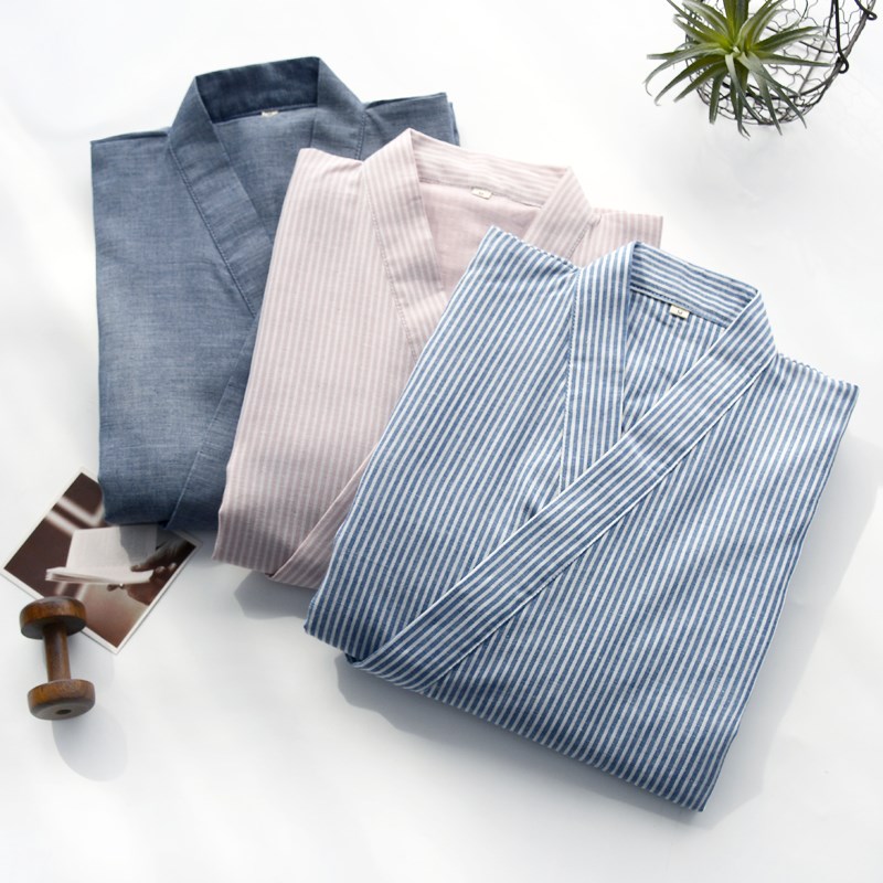 日式和服睡衣女士春夏季纱布薄款睡袍浴衣R汗蒸服日系家居服