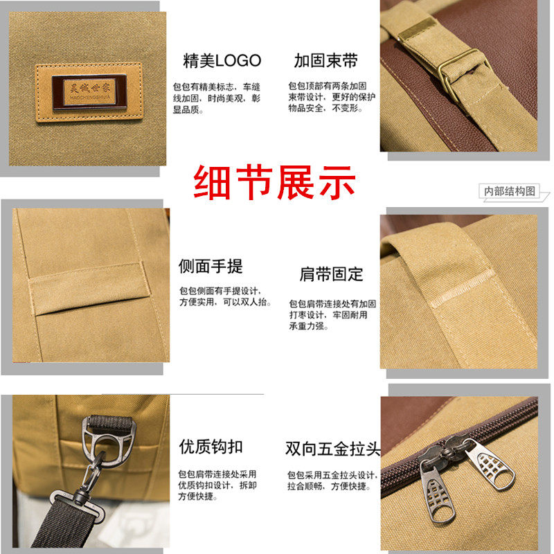 超大容量手提包男加厚帆布大号旅行包旅游搬家装被子待产包行李袋,箱包皮具/热销女包/男包,男士包袋,淘宝优惠券,粉丝福利购,淘宝优惠卷