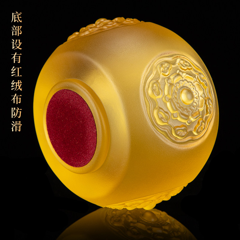 工厂销古a法琉璃烛台摆件 4小时酥油蜡烛家用莲花烛台灯盏灯座供