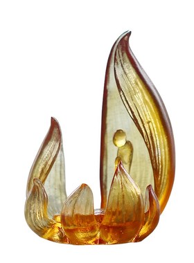 琉璃香插花开见佛香座摆件居家客厅家用线香香道用品