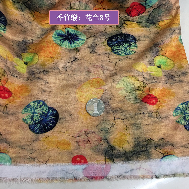 厂家新品棉绸人造棉布l料绵绸裙u子儿童连衣裙服装面料宝宝夏季睡