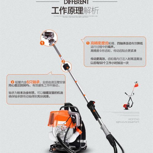 割草机汽油机二四冲程背负式多功能割灌机除草机农用小型开荒家用