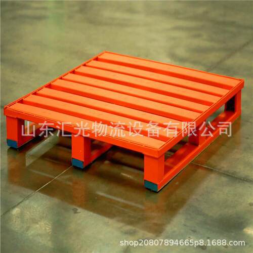 厂家现货2吨双面铁托盘金属托盘川字铁托盘叉车栈板平面钢托盘型