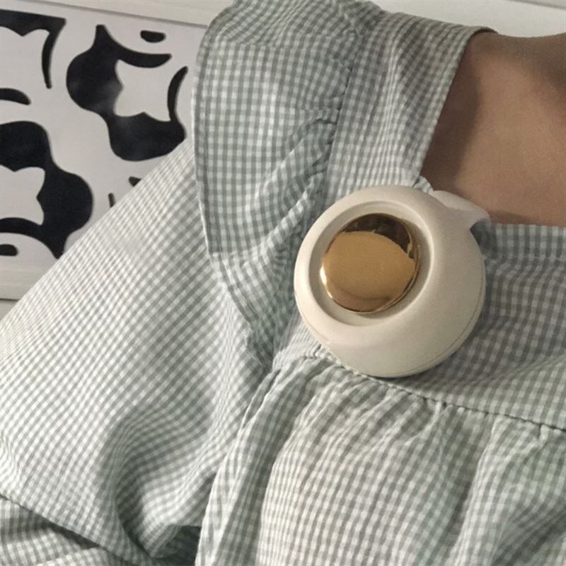 带夹子的小风扇挂颈胿腰迷你小型随身可携式充电静音挂包懒人神器图片